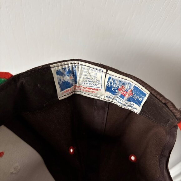 Vintage Cleveland Browns Snapback Hat Orange & Brown Adjustable Cap By Drew Pear - Picture 5 of 5